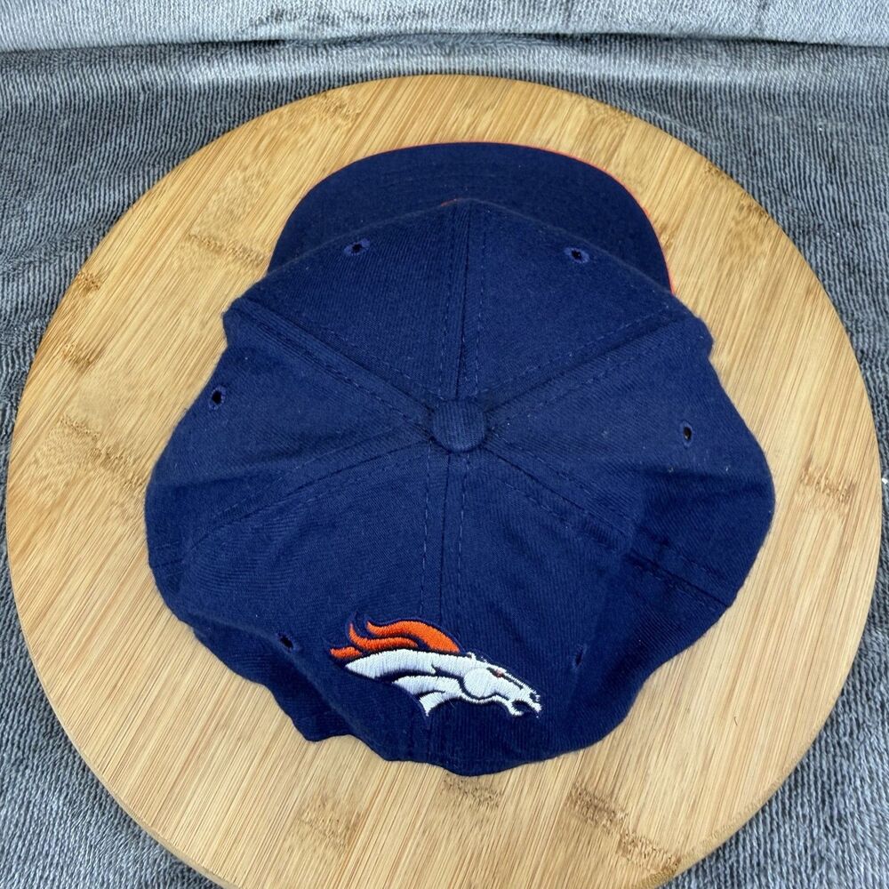 Denver Broncos Hat Cap SnapBack One Size NFL Mens Blue Orange New Era - Picture 9 of 13